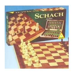 Schach Holzkassette Grosse Figuren