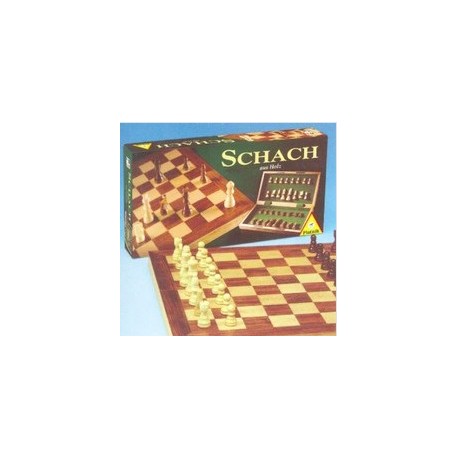 Schach Holzkassette Grosse Figuren