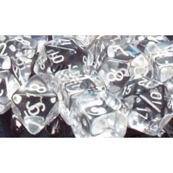 RPG Dice Translucent Polyhedral 7 clear