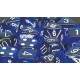 RPG Dice Translucent Polyhedral 7 blue