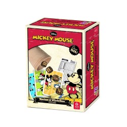 Disney Mickey Mouse Karten- und Würfelbox Retro Edition