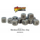 Bolt Action Orders Dice Grey