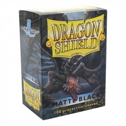 Dragon Shield Matte Schwarz (100 Stück)