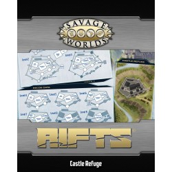 Savage World Rifts Map North America & Castle Refuge