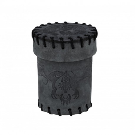 Würfelbecher Flying Dragon Dice Cup Graphite Suede