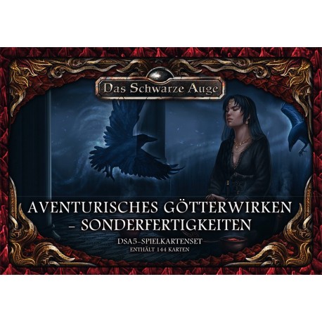 Das schwarze Auge DSA5 Spielkartenset Aventurisches Götterwirken Sonderfertigkeiten