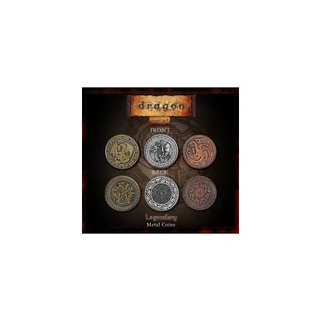 Metall Spielemünzen Metal Coins Drachen