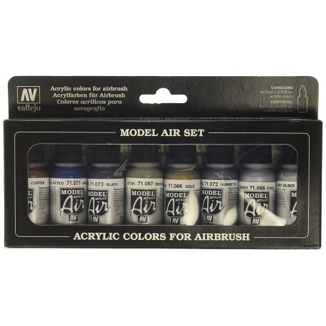 Vallejo Model Air Set Metallic Colors