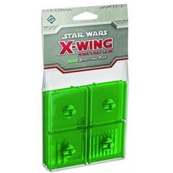 Star Wars X-Wing Bases green