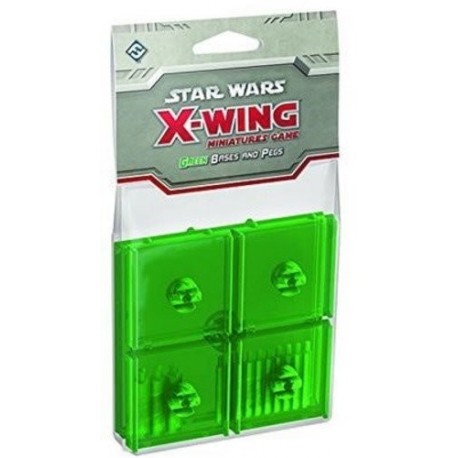 Star Wars X-Wing Bases green