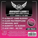 Maydaygames Small Square Card Sleeves 70 x 70mm 7134 125%