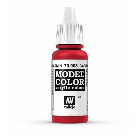 Vallejo Model Color Carmine Red 908