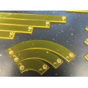 Full acrylic templates set compatible with X-Wing yellow