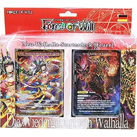 Force of Will Wallhalla Starterdeck Feuer