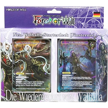 Force of Will Wallhalla Starterdeck Finsternis