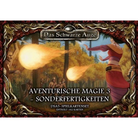 Das Schwarze Auge DSA5 Spielkartenset Aventurische Magie 3 Sonderfertigkeiten