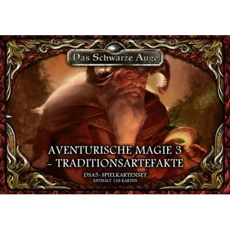 Das schwarze Auge DSA5 Spielkartenset Aventurische Magie 3 Traditionsartefakte