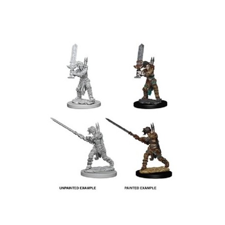 Female Human Barbarian Pathfinder Deep Cuts Unpainted Minis