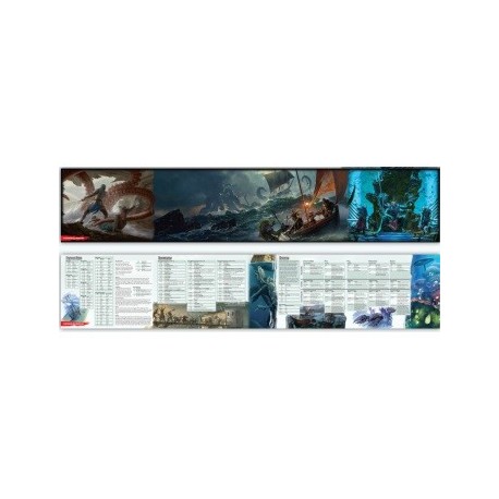 Dungeons and Dragons D&D Of Ships & The Sea DM Screen