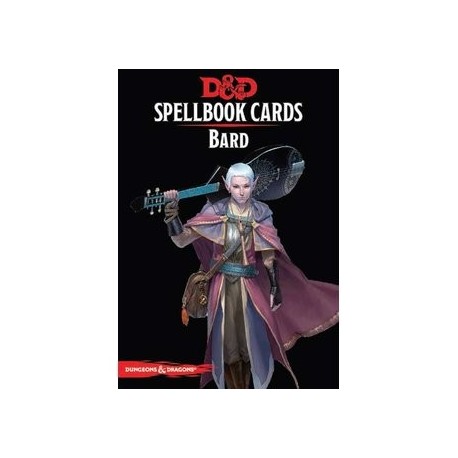 Dungeons & Dragons Spellbook Bard Deck Cards