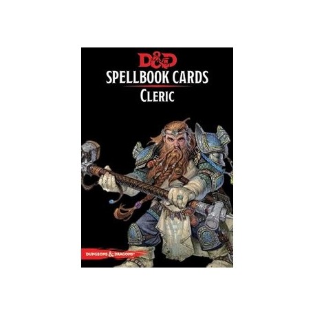 Dungeons & Dragons Cleric Spellbook Cards