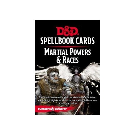 Dungeons & Dragons Spellbook Cards Martial Powers & Races Deck