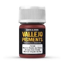 Vallejo Pigment Brown Iron Oxide 30ml VA73108