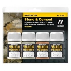 Vallejo Pigment Set Stone & Cement