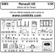 Renault UE Interior für Tamiya Bausatz