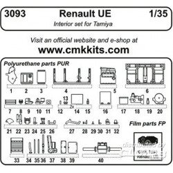 Renault UE Interior für Tamiya Bausatz