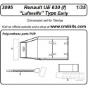 Renault UE 630 (f) Luftwaffe Type Early für Tamiya Bausatz