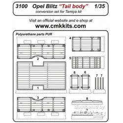 Opel Blitz Tall Body für Tamiya Bausatz