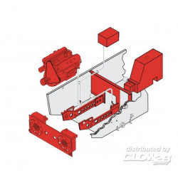 StuG III Ausf. G Engine Set for Dragon 