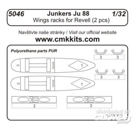 Junkers Ju 88A Wings rack (2pcs) 