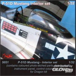 P-51D Mustang interior set for Dragon 