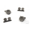 P-51D Mustang-Wheels(Oval Tread Pattern) 