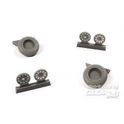 P-51D Mustang-Wheels(Cross Tread Pattern 