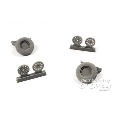 P-51D Mustang-Wheels(Diamond Tread Patte 