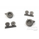 P-51D Mustang-Wheels(Diamond and Hole Traed Pattern)