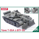 T-55 Tank with BTU-55 