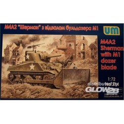 Tank M4A2 with M1 Dozer Blade 