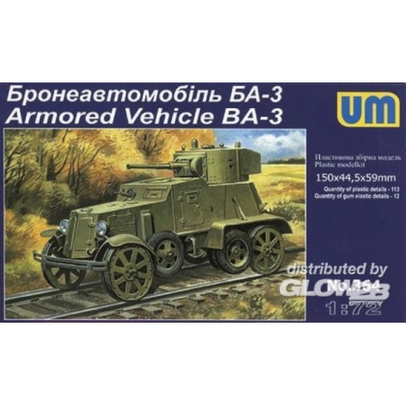 Armored Vehicle BA-3ZD Soviet 