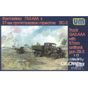 GAZ - AAA mit 57 mm ZIS-2 Antitank gun 