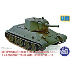 T-34 Assault tank with howitzer U-11 