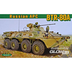 BTR-80A Soviet armored personnel carrie 