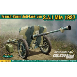 S.A:I Mle 1937 French 25mm anti-tank gun 