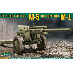 U.S. 3inch anti-tank gun M-5 on carriage 