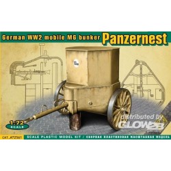 WWII German mobile MG bunker Panzernest 