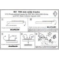 KV 700mm wide tracks 
