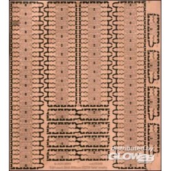 PE-Tracks for T-34 mod.1943 500mm für Dragon, Revell und Unimodel Bausatz